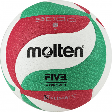 Фото мяч волейбольный molten v5m5000x размер 5, fivb approved