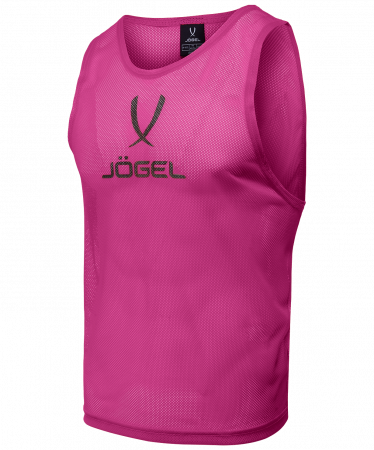 Фото манишка сетчатая jogel training bib, малиновый