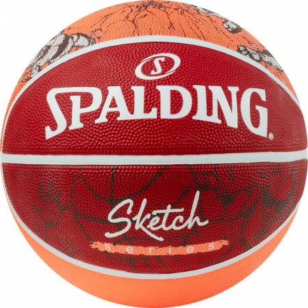 Фото мяч баскетбольный spalding sketch drible, 84381z, размер 7