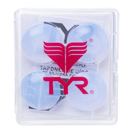 Фото беруши tyr soft silicone ear plugs, lep-101, прозрачный